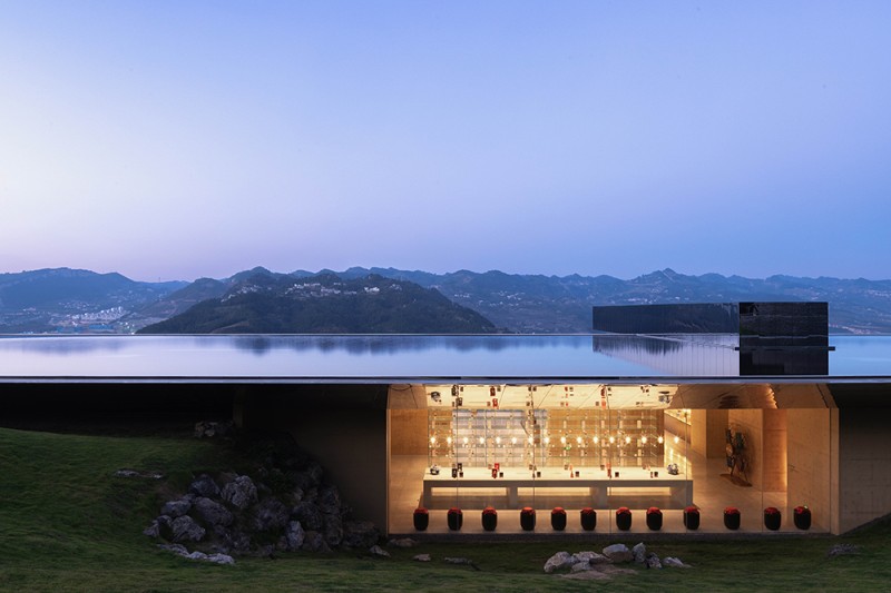Zone of Utopia + Mathieu Forest Architecte + LIN Xiaoguang Studio - SKY MIRRORS Jingtiantai  Cliffs Liquor Culture Experience Centre Of Langjiu Estate