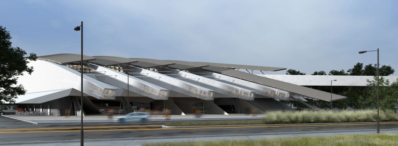 Zi Meng - Vicarious Forms - Bunkerhill Community College Sports Center and Library