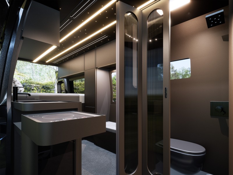 Jun-You Huang, Yu-Hua Liu, Chia-Wei Lin - Starry Dreamer: The Camper Van Interior Design