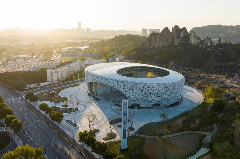 Huahui Engineering Design Group CO., LTD. - The Metamorphosis of Quarry: Hangzhou Asian Games Yangshan Sport Climbing Centre