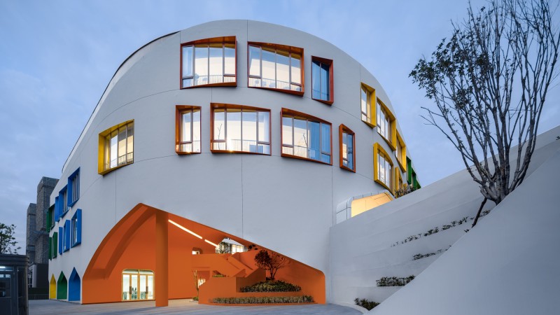 Lycs Architecture - Camping at School : Quzhou Kecheng Jiaogong Kindergarten