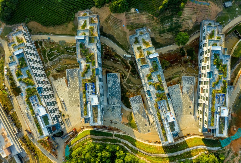 Architectural Design & Research Institute of TsingHua University CO.,LTD. (THAD) - Valley Student Apartment of Jingdezhen Vocational University of Art