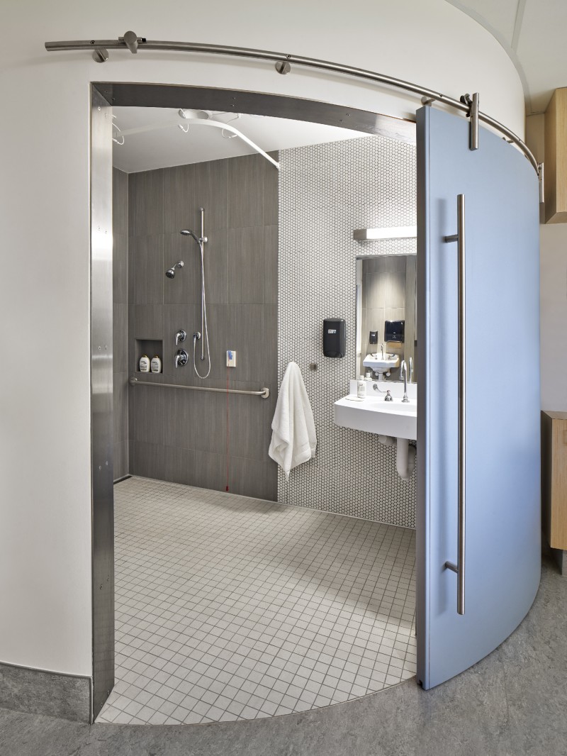 Construction Specialties - Acrovyn Curved Door