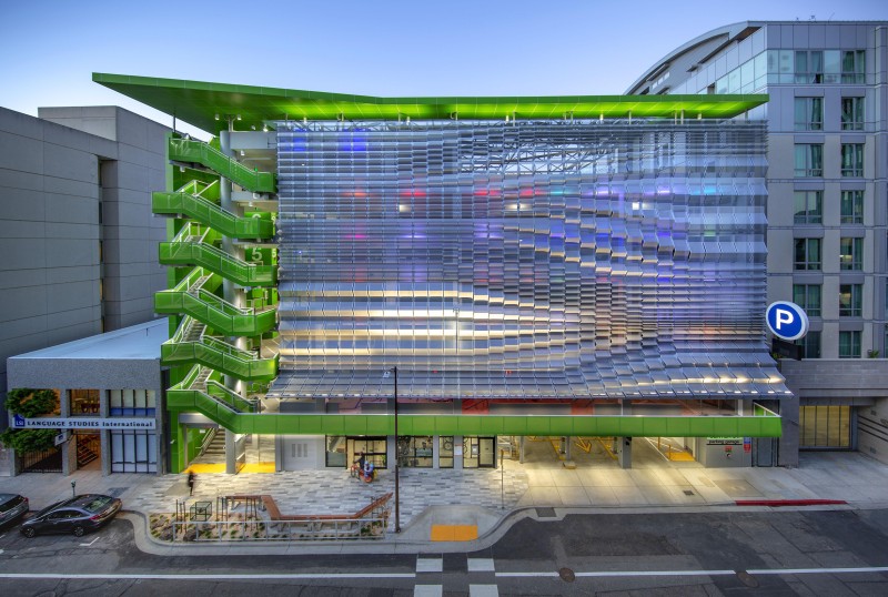 Marcy Wong Donn Logan Architects with International Parking Design, Inc. - Center Street Garage