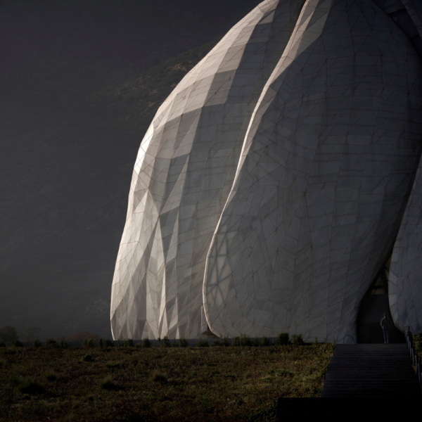A temple of light expressing a faith - Bahá'í Temple of South America